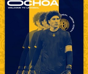 官方：塞浦路斯球队AEL利马索尔免签40岁奥乔亚达成协议